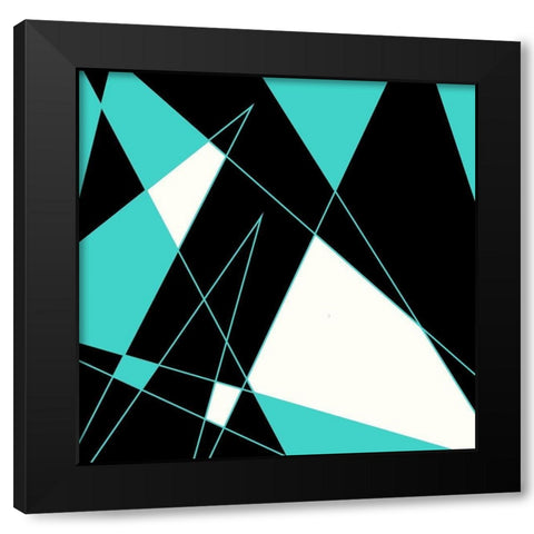 Which Way Black Modern Wood Framed Art Print by Villa, Mlli