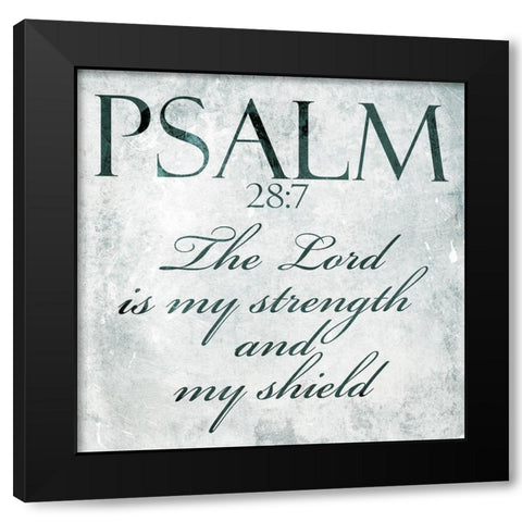 Bold Lord Black Modern Wood Framed Art Print by Villa, Mlli