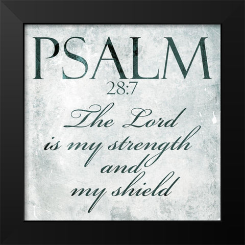 Bold Lord Black Modern Wood Framed Art Print by Villa, Mlli