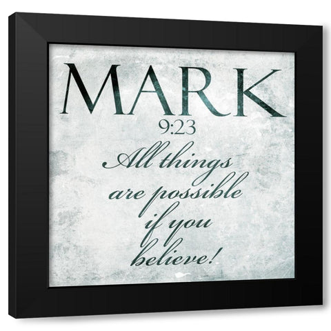Bold Possible Black Modern Wood Framed Art Print by Villa, Mlli