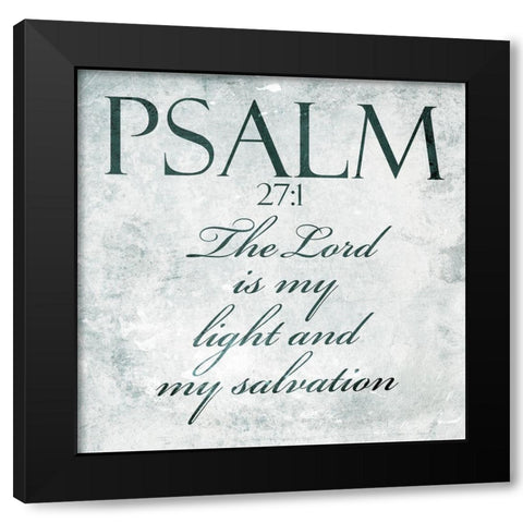 Bold Salvation Black Modern Wood Framed Art Print by Villa, Mlli