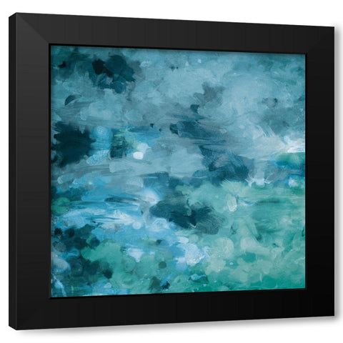 More Cloudy With Chance Black Modern Wood Framed Art Print by Villa, Mlli