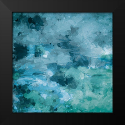 More Cloudy With Chance Black Modern Wood Framed Art Print by Villa, Mlli