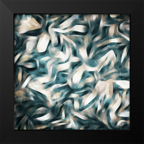 Lost In Black Modern Wood Framed Art Print by Villa, Mlli