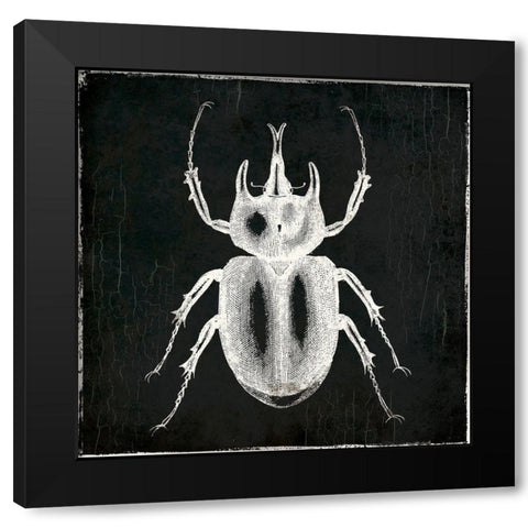 Bug Life Two Black Black Modern Wood Framed Art Print by Villa, Mlli