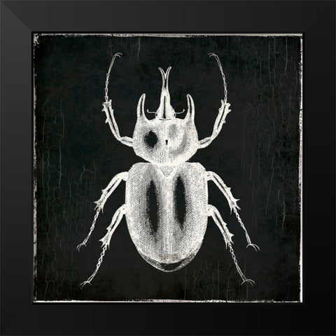 Bug Life Two Black Black Modern Wood Framed Art Print by Villa, Mlli