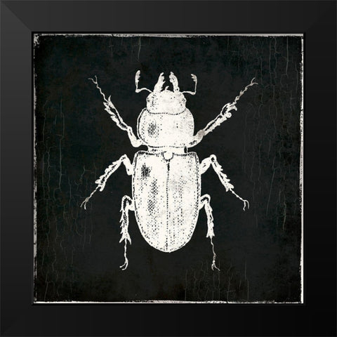 Bug Life Four Black Black Modern Wood Framed Art Print by Villa, Mlli