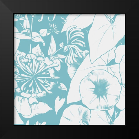 Sunshine Flowers Four Black Modern Wood Framed Art Print by Villa, Mlli