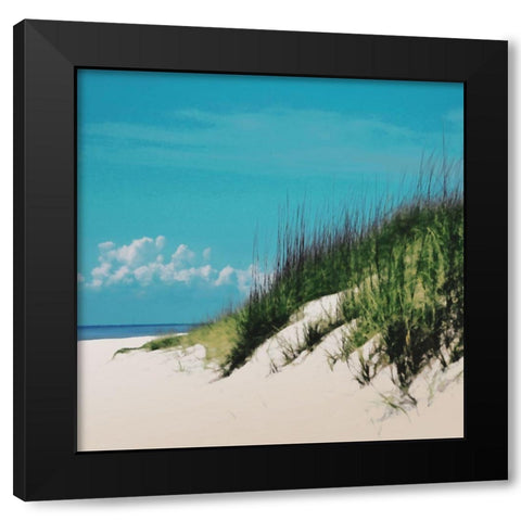 Stormy Dunes Black Modern Wood Framed Art Print with Double Matting by Villa, Mlli