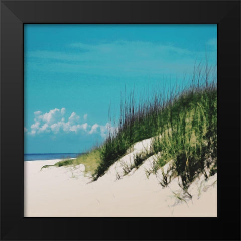 Stormy Dunes Black Modern Wood Framed Art Print by Villa, Mlli