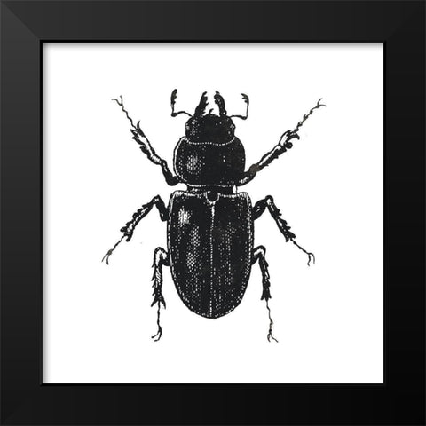 Bug Life Four Black Modern Wood Framed Art Print by Villa, Mlli