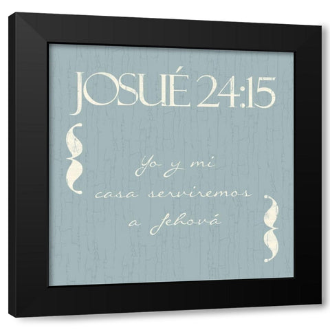 Josue Yo Black Modern Wood Framed Art Print with Double Matting by Villa, Mlli