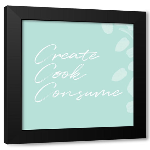 CCC Black Modern Wood Framed Art Print with Double Matting by Villa, Mlli