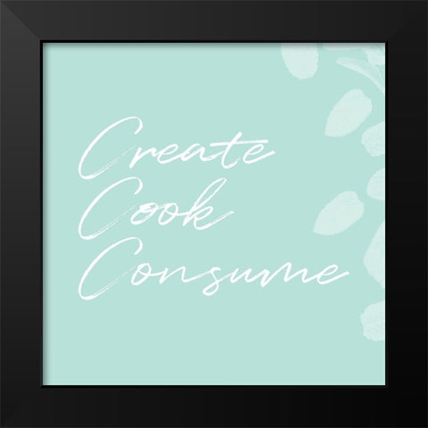 CCC Black Modern Wood Framed Art Print by Villa, Mlli