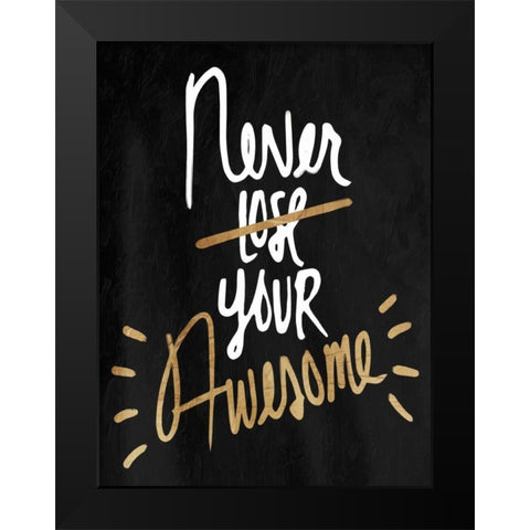 Awesome Black Modern Wood Framed Art Print by OnRei
