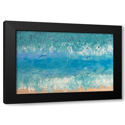 Innocent Perception Black Modern Wood Framed Art Print by Spina, Phyllis