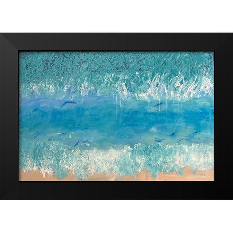 Innocent Perception Black Modern Wood Framed Art Print by Spina, Phyllis