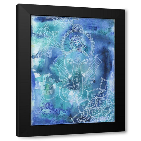 Great Deity Black Modern Wood Framed Art Print by Varacek, Pam