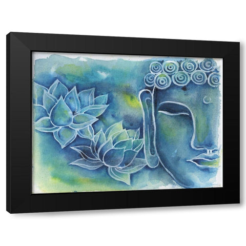 Iconic Being Black Modern Wood Framed Art Print with Double Matting by Varacek, Pam