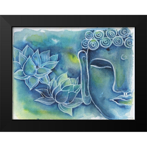 Iconic Being Black Modern Wood Framed Art Print by Varacek, Pam
