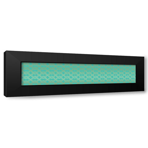 Hello Beautiful Pattern Black Modern Wood Framed Art Print with Double Matting by Allen, Candace