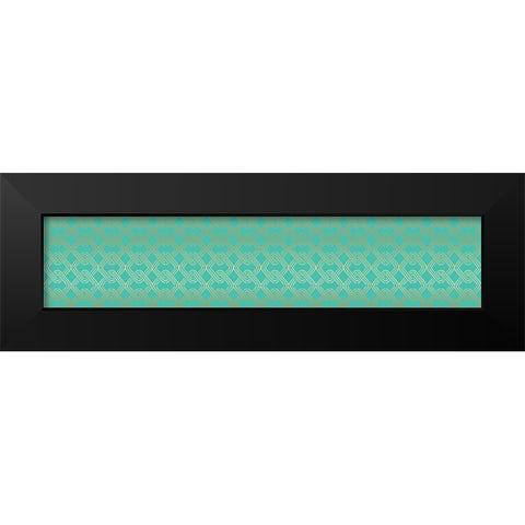 Hello Beautiful Pattern Black Modern Wood Framed Art Print by Allen, Candace