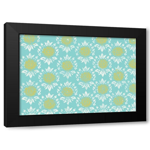 Bright Boho Cord 3 Black Modern Wood Framed Art Print with Double Matting by Allen, Candace