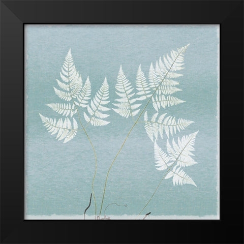 Spring Eden Floral 1 Black Modern Wood Framed Art Print by Lula Bijoux And Company