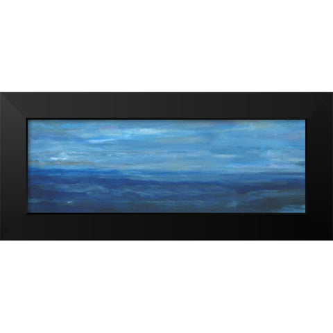 Infinite Ocean 1 Black Modern Wood Framed Art Print by Haynes, Smith