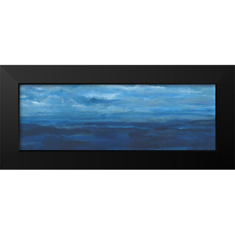 Infinite Ocean 2 Black Modern Wood Framed Art Print by Haynes, Smith