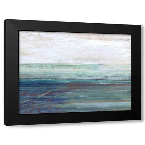 More Horizons B2 Black Modern Wood Framed Art Print by Haynes, Smith