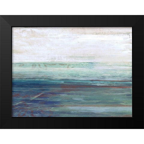 More Horizons B2 Black Modern Wood Framed Art Print by Haynes, Smith