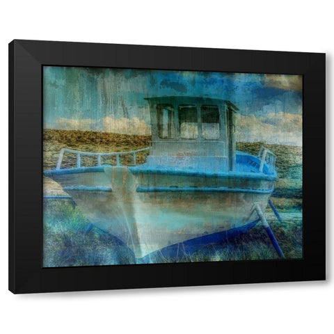 Deep Boating 2 Black Modern Wood Framed Art Print with Double Matting by Haynes, Smith