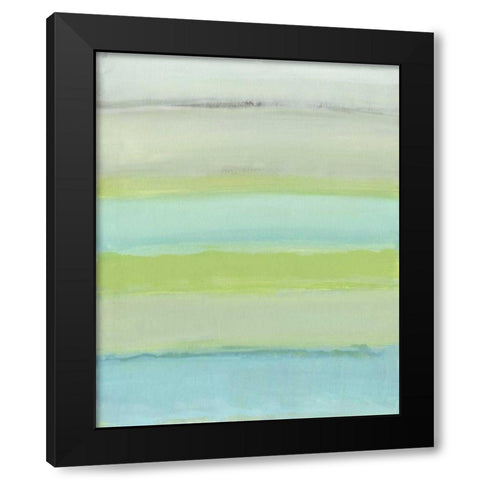 Rainforest Escape Black Modern Wood Framed Art Print by Haynes, Smith