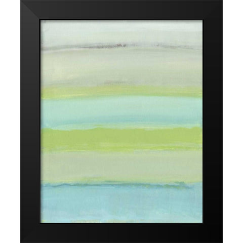 Rainforest Escape Black Modern Wood Framed Art Print by Haynes, Smith