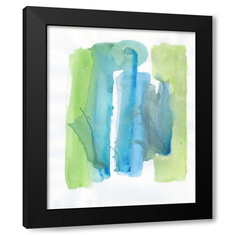 Threes A Crowd Black Modern Wood Framed Art Print by Haynes, Smith