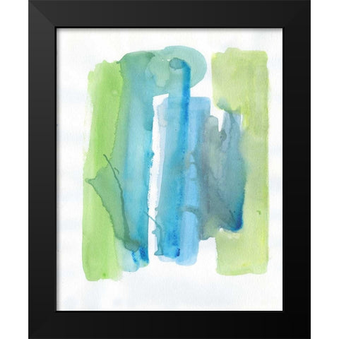 Threes A Crowd Black Modern Wood Framed Art Print by Haynes, Smith