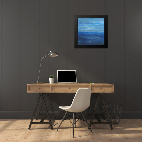 Infinite Sea 1 Black Modern Wood Framed Art Print by Haynes, Smith