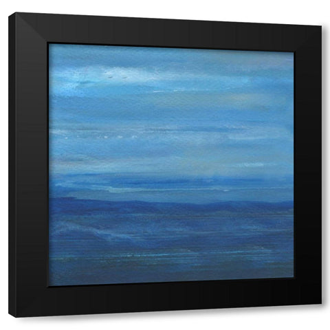 Infinite Sea 2 Black Modern Wood Framed Art Print by Haynes, Smith