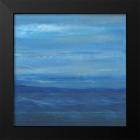 Infinite Sea 2 Black Modern Wood Framed Art Print by Haynes, Smith