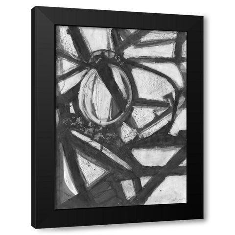 Dark Moves Black Modern Wood Framed Art Print by Haynes, Smith