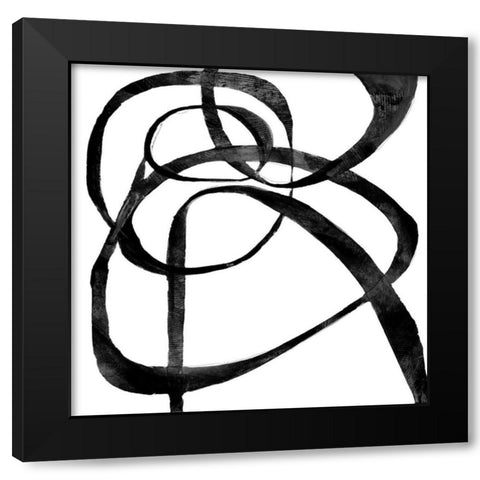 Goss 3 Black Modern Wood Framed Art Print by Haynes, Smith