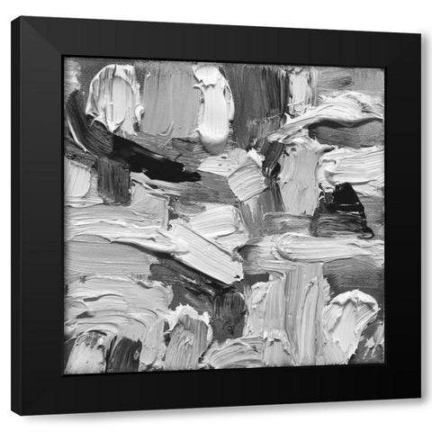 Abstract Wonder 1 Black Modern Wood Framed Art Print by Lewis, Sharalee