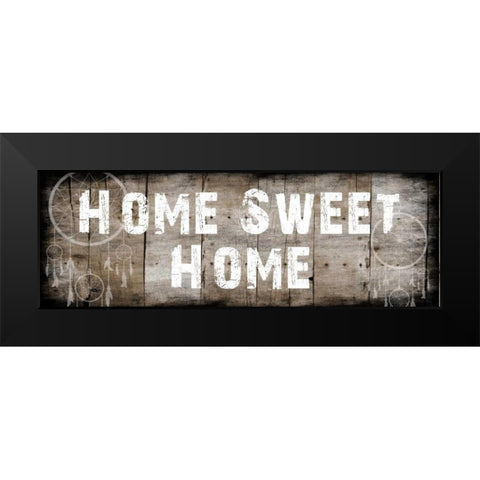 Sweet Farmhouse Black Modern Wood Framed Art Print by Lewis, Sheldon