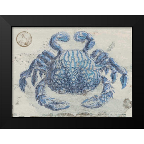 Mysterious Crustacean Black Modern Wood Framed Art Print by Lewis, Sheldon