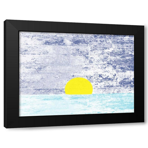 Somewhere In The Distance Black Modern Wood Framed Art Print by Lewis, Sheldon