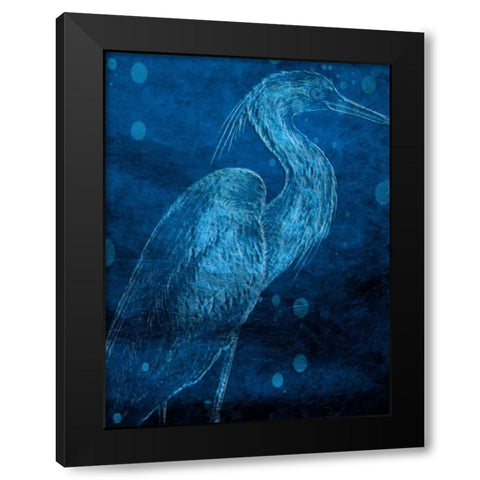 Indigo Pride Black Modern Wood Framed Art Print with Double Matting by Lewis, Sheldon
