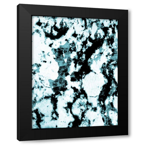 Pure Abstract Black Modern Wood Framed Art Print by Lewis, Sheldon