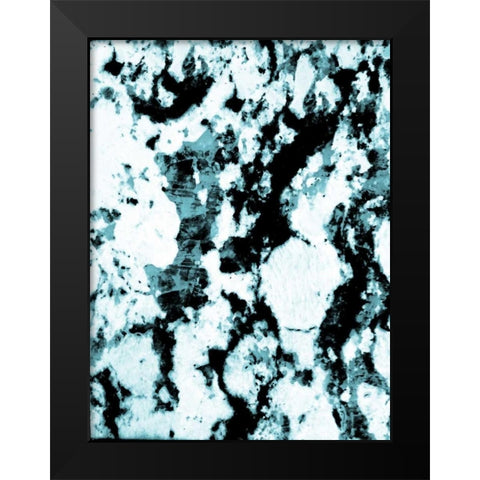 Pure Abstract Black Modern Wood Framed Art Print by Lewis, Sheldon