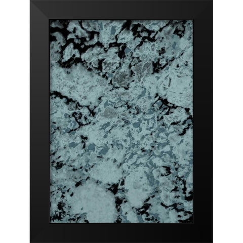 Pure Abstract 2 Black Modern Wood Framed Art Print by Lewis, Sheldon